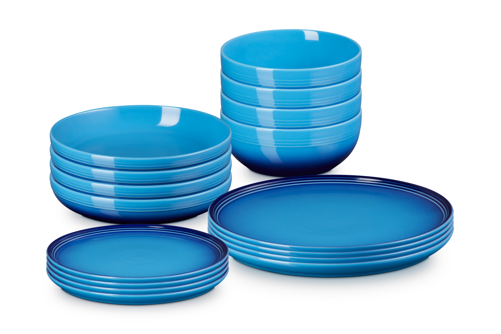 Le Creuset Set de 16 Peças de Serviço de Mesa Coupe (Azure)