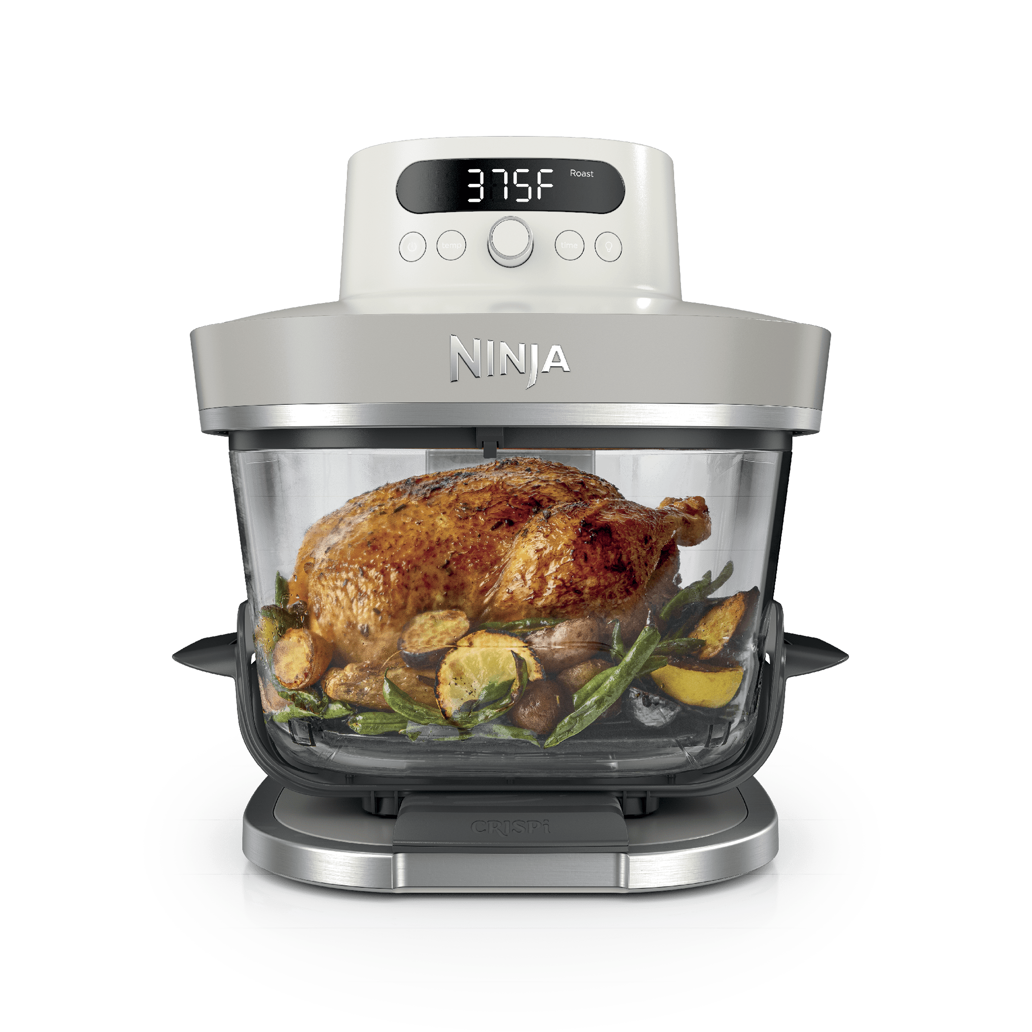 Ninja Crispi Pro 6 em 1 Fritadeira de Ar em Vidro (Bone)