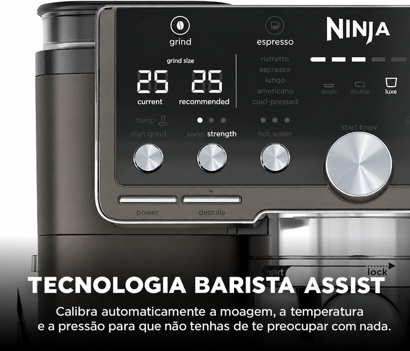 Ninja Luxe Café Pro Máquina 4 em 1 (Espresso, Café, Cold Brew e Água Quente) — 4