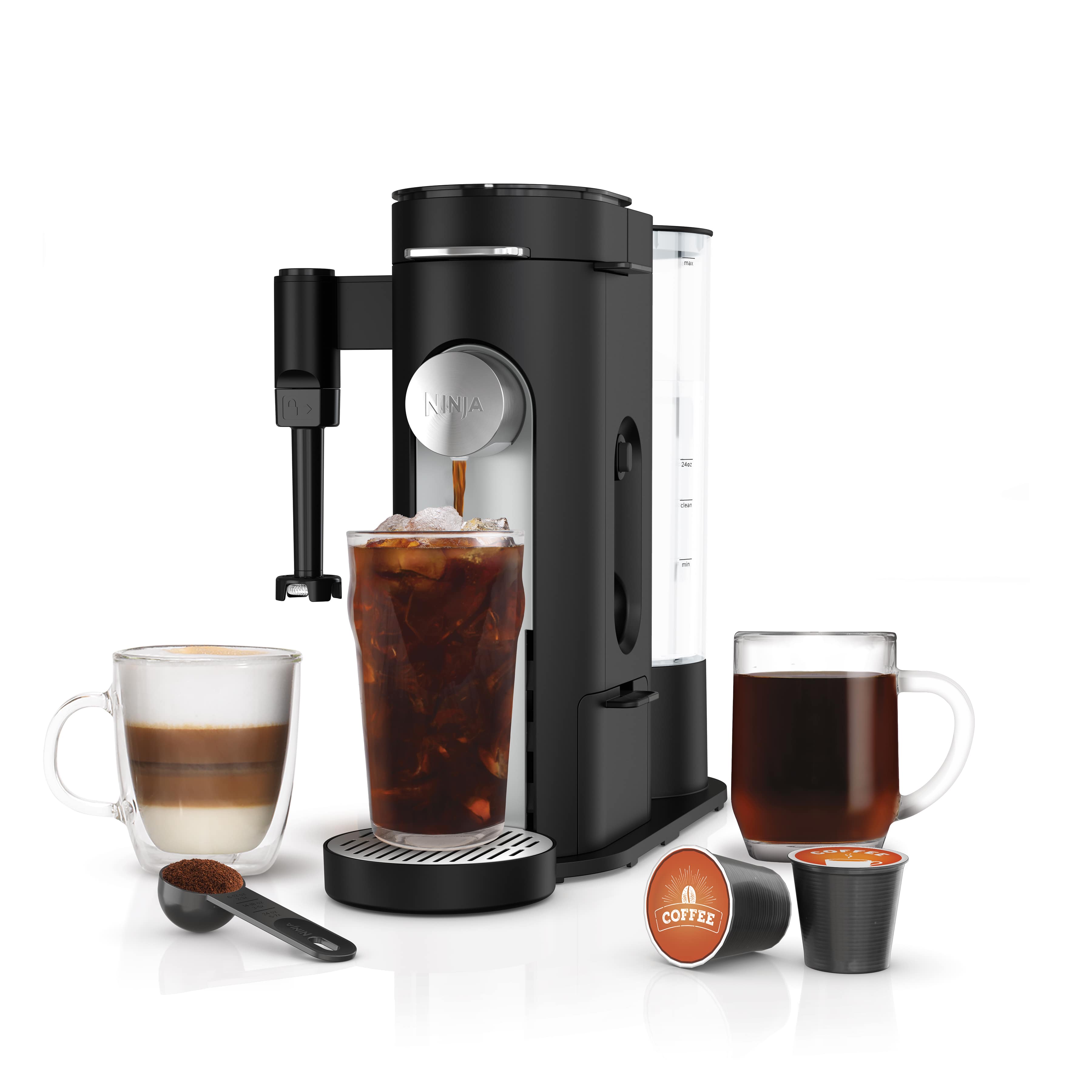 Ninja Máquina de Café de Cápsulas e Café Moído (Preto)