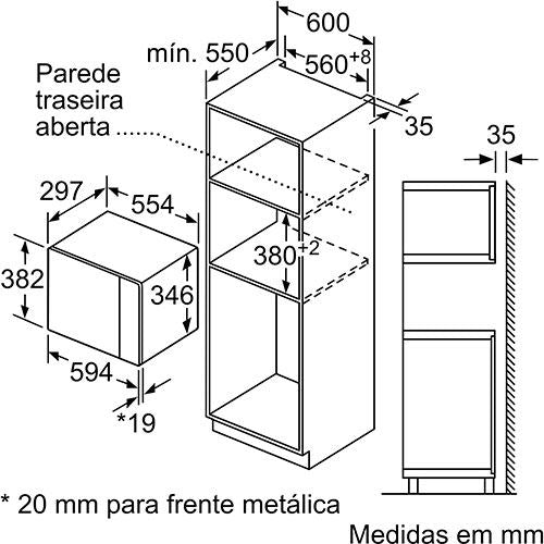 Siemens Micro-Ondas de Encastre iQ500 BF525LMB1 — 3